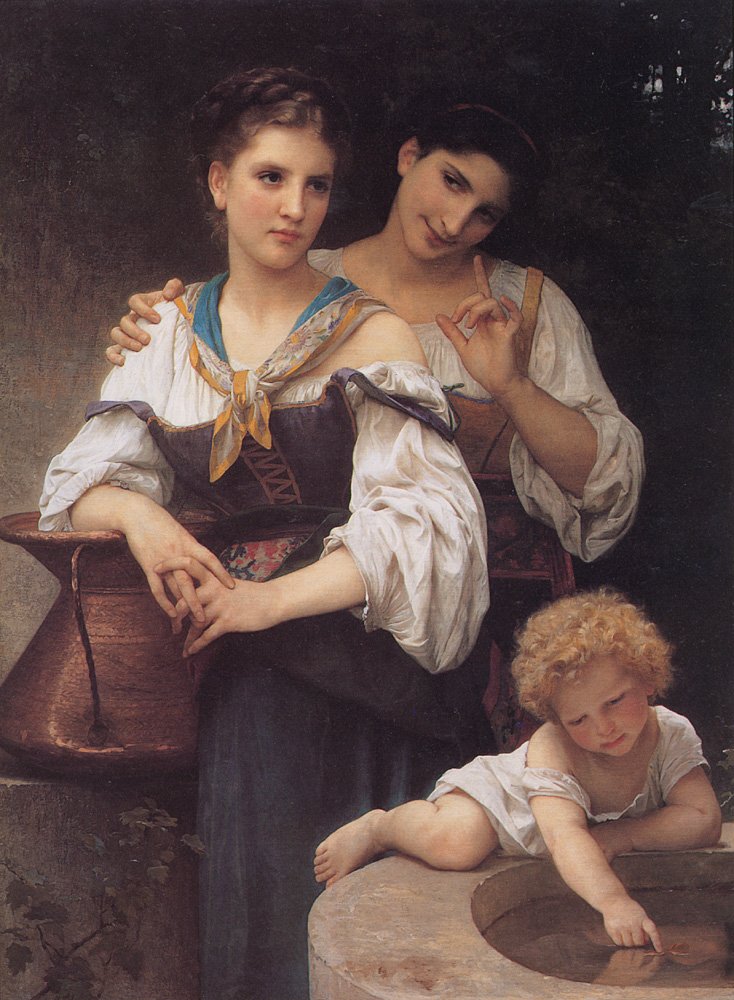 Le secret av William Adolphe Bouguereau