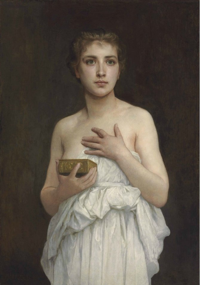 Pandore  av William Adolphe Bouguereau