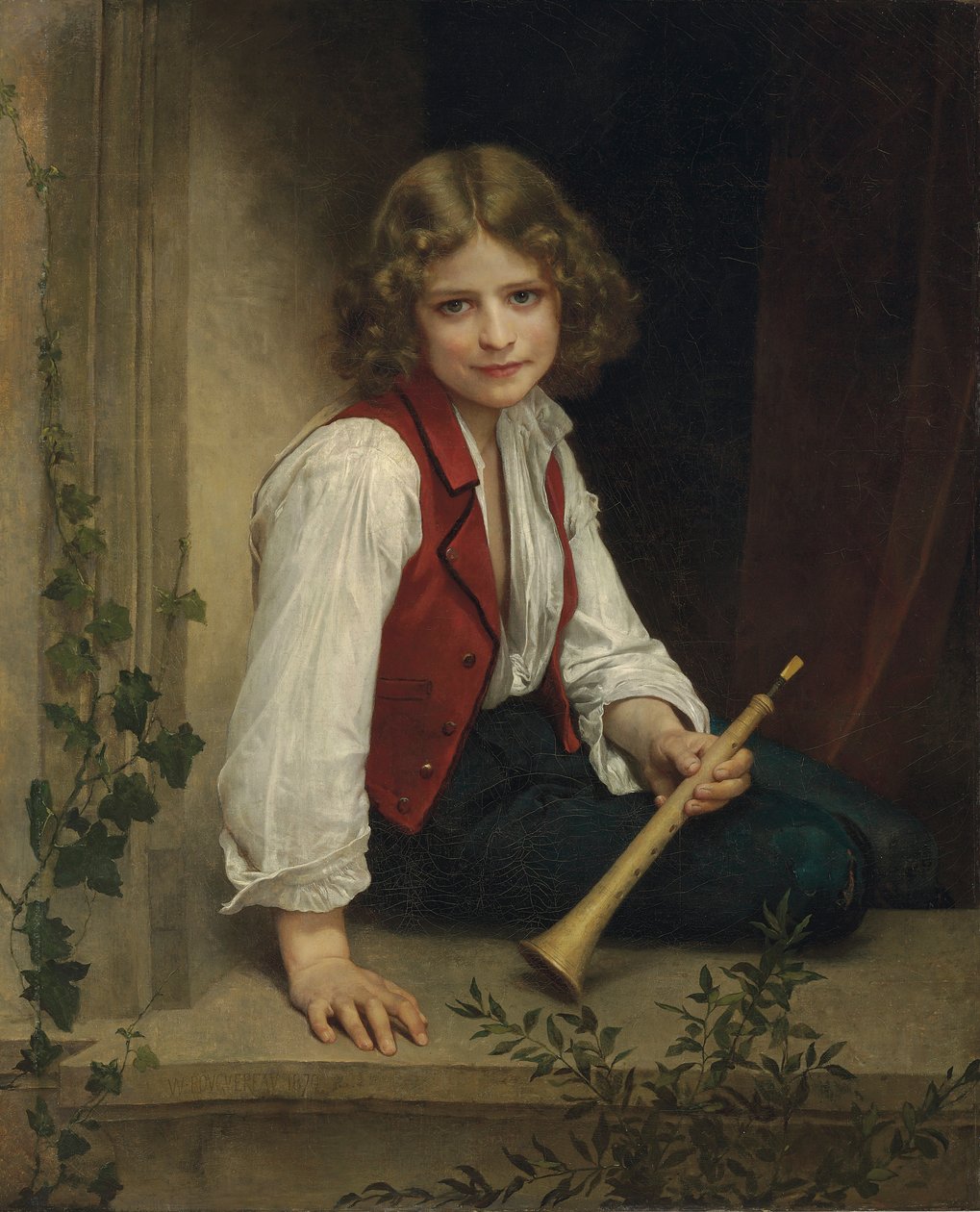 Pifferaro  av William Adolphe Bouguereau