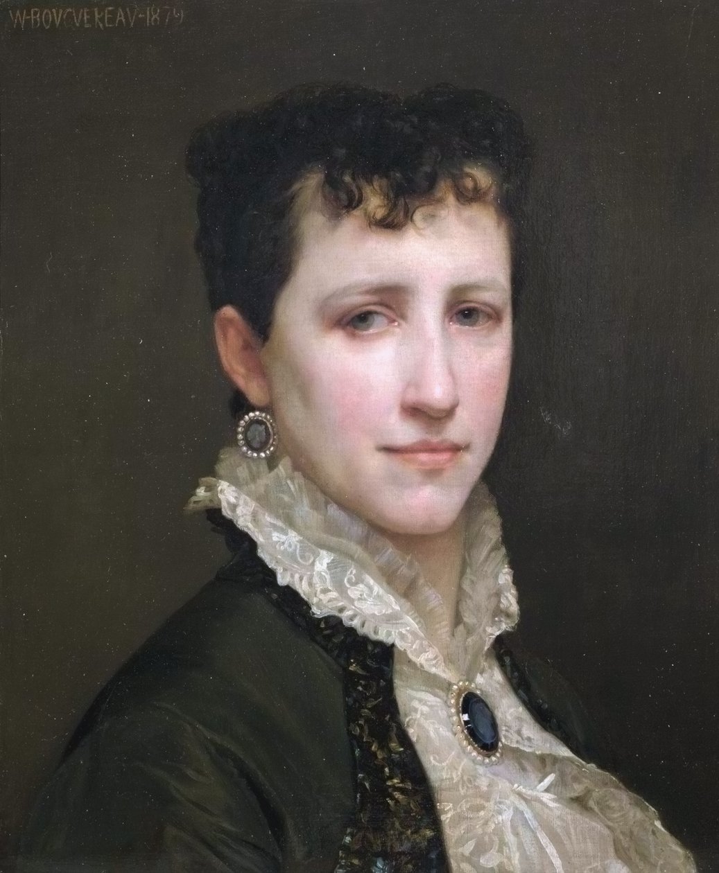 Portrait de Mademoiselle Elizabeth Gardner  av William Adolphe Bouguereau