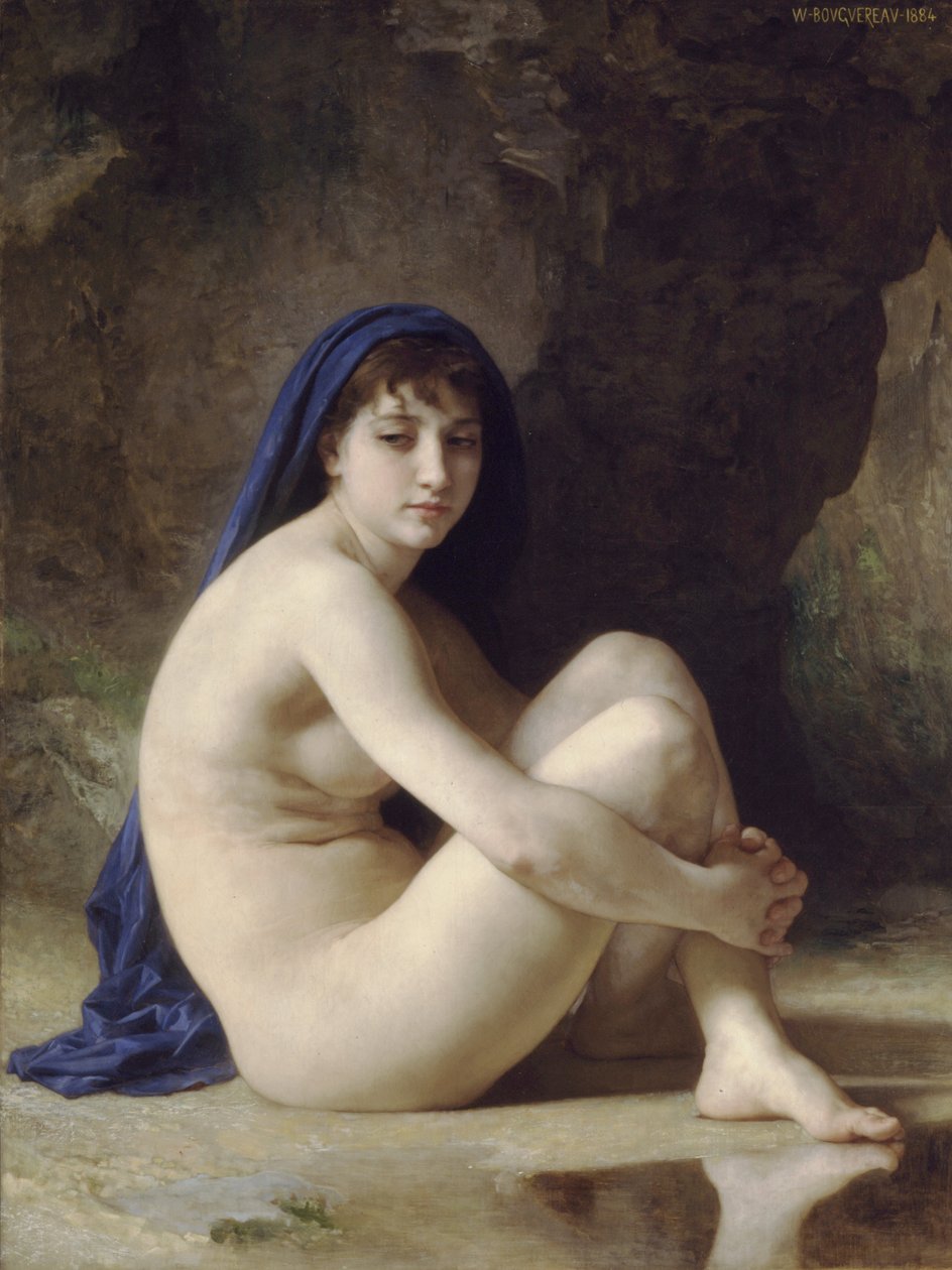 Seated Nude av William Adolphe Bouguereau