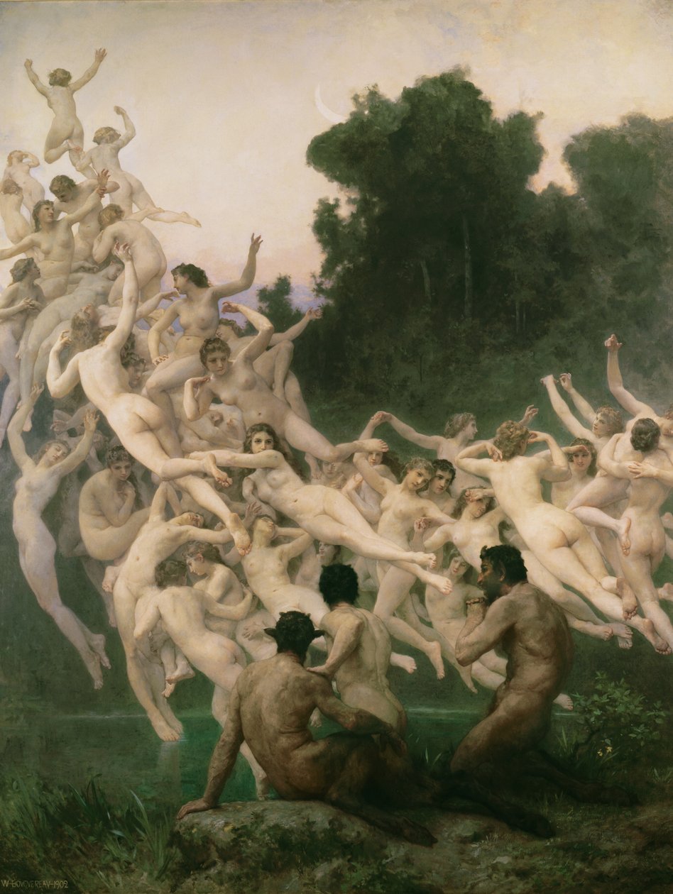 The Oreads av William-Adolphe Bouguereau