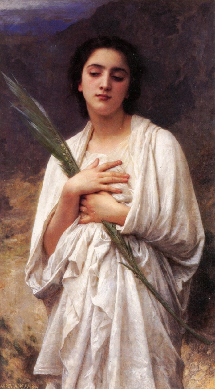 The Palm Leaf  av William Adolphe Bouguereau