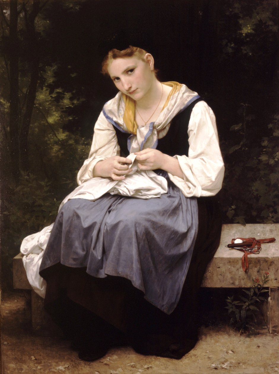 Young Worker  av William Adolphe Bouguereau