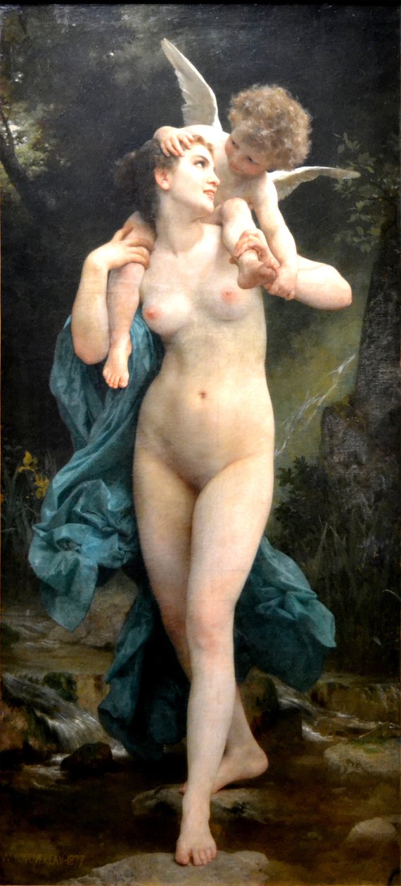 Youth and Love av William Adolphe Bouguereau