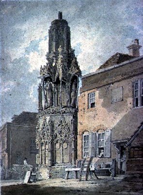 Waltham Cross, 1812 (wc på papper) av William Alexander