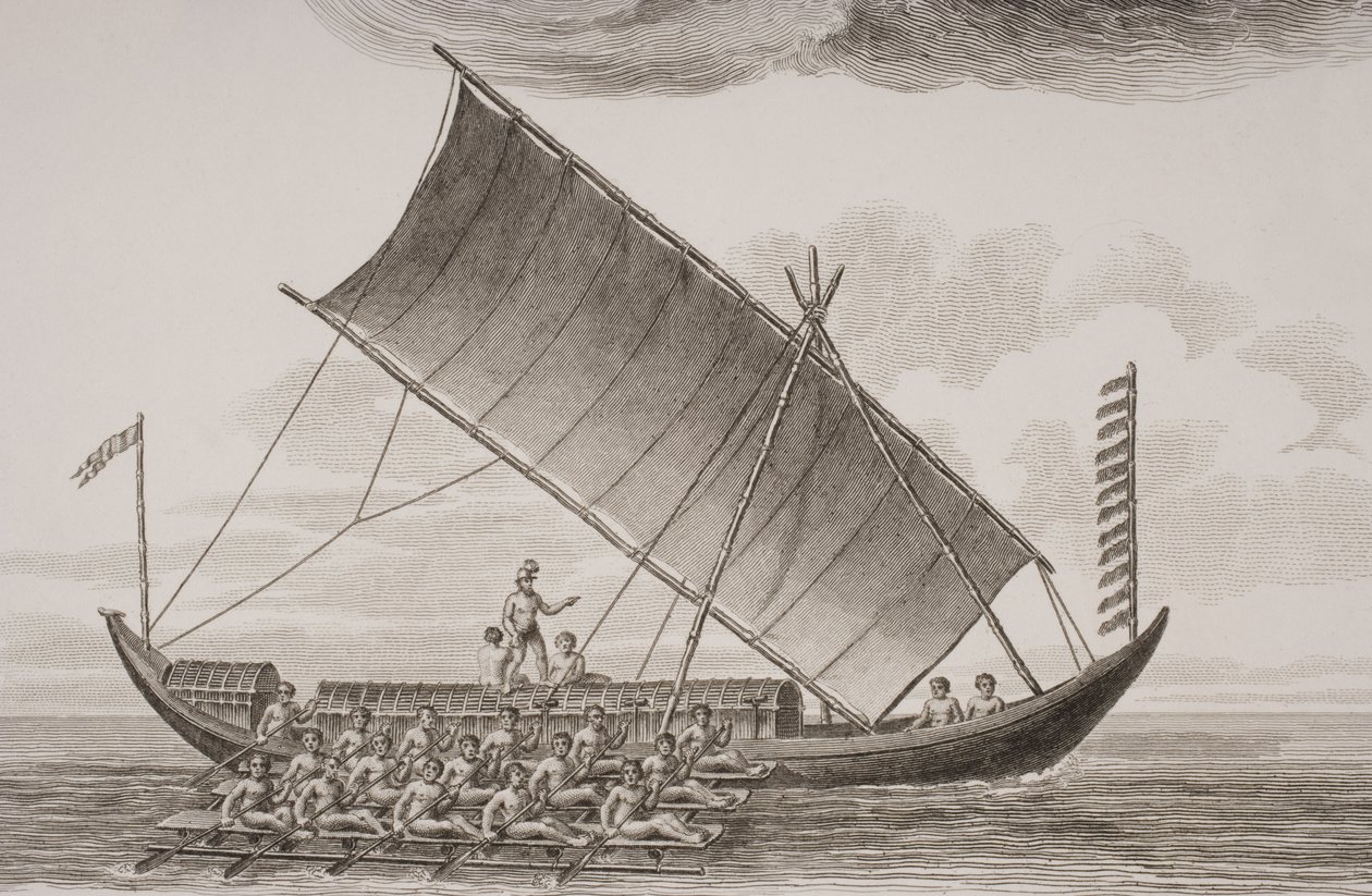 En karacore från Borneo, graverad av Thomas Milton (1743-1827) 1820 av William Anderson
