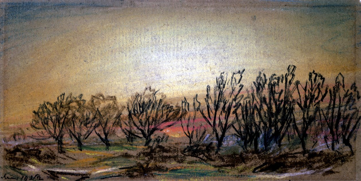 Afterglow Following Sunset, 10 maj 1884 av William Ascroft