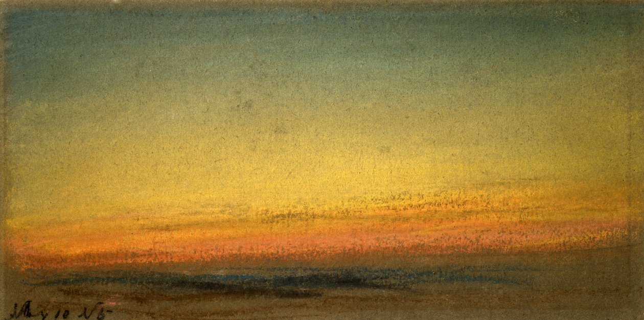 Solnedgången den 10 maj 1884 av William Ascroft