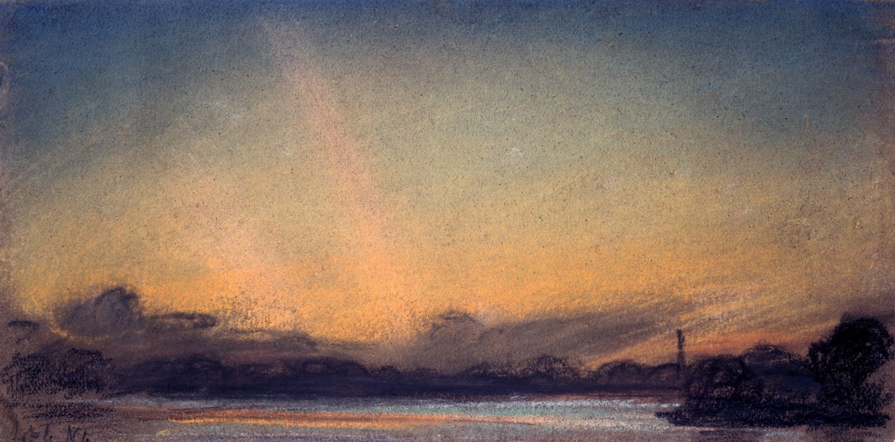 Solnedgången den 4 september 1885 av William Ascroft