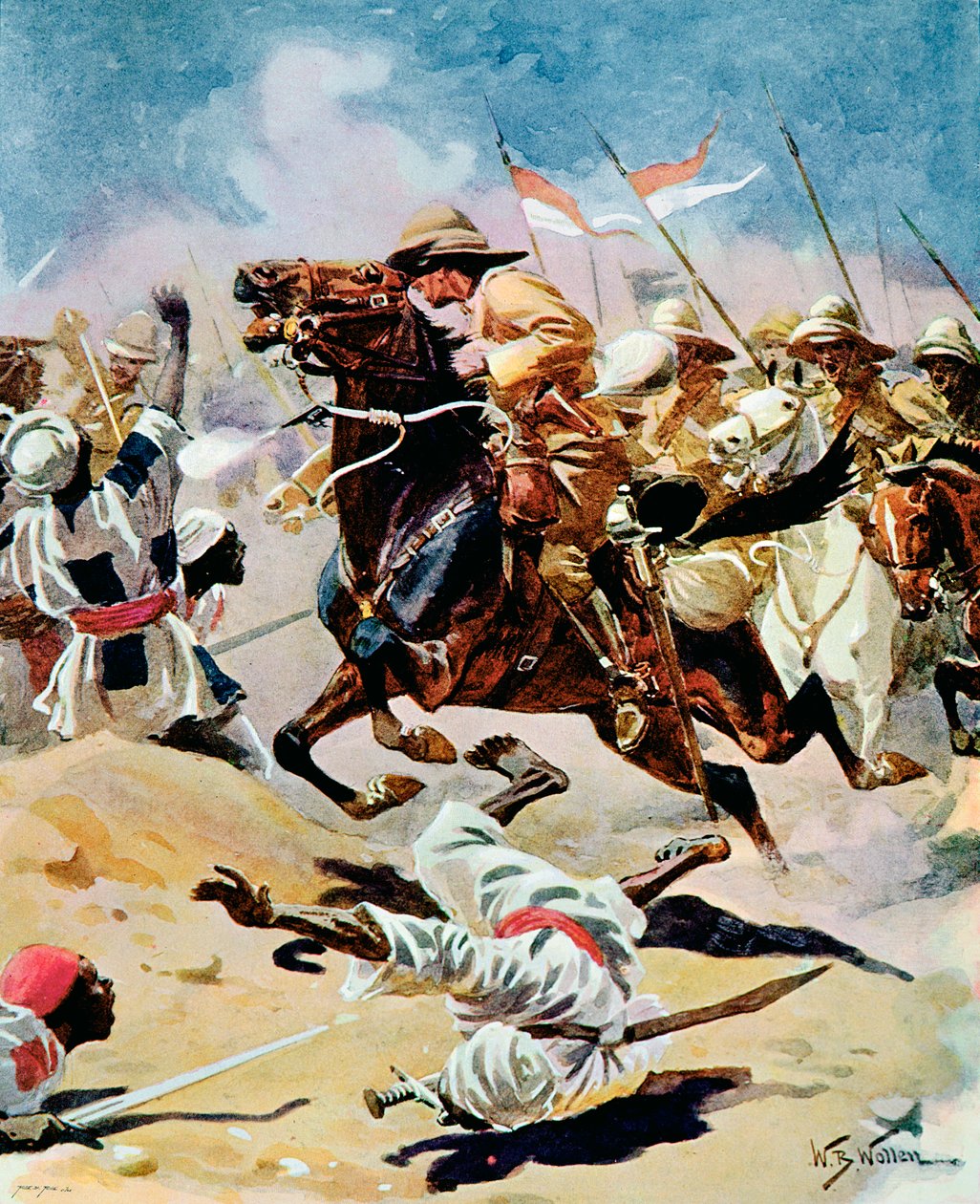 O le moliaga o le 21st Lancers i Omdurman, 2 Setema 1898 swed av William Barnes Wollen