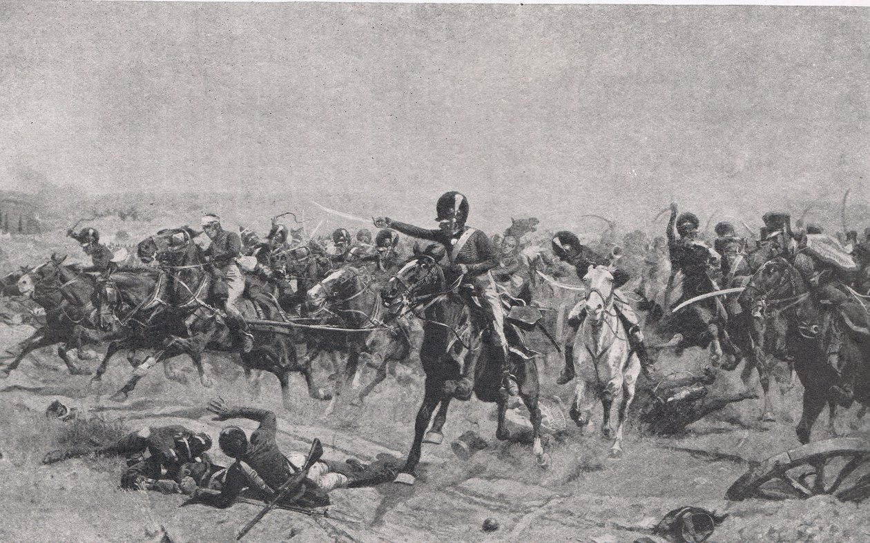 Norman Ramsay vid Fuentes de Onoro, 5 maj 1811, illustration från 