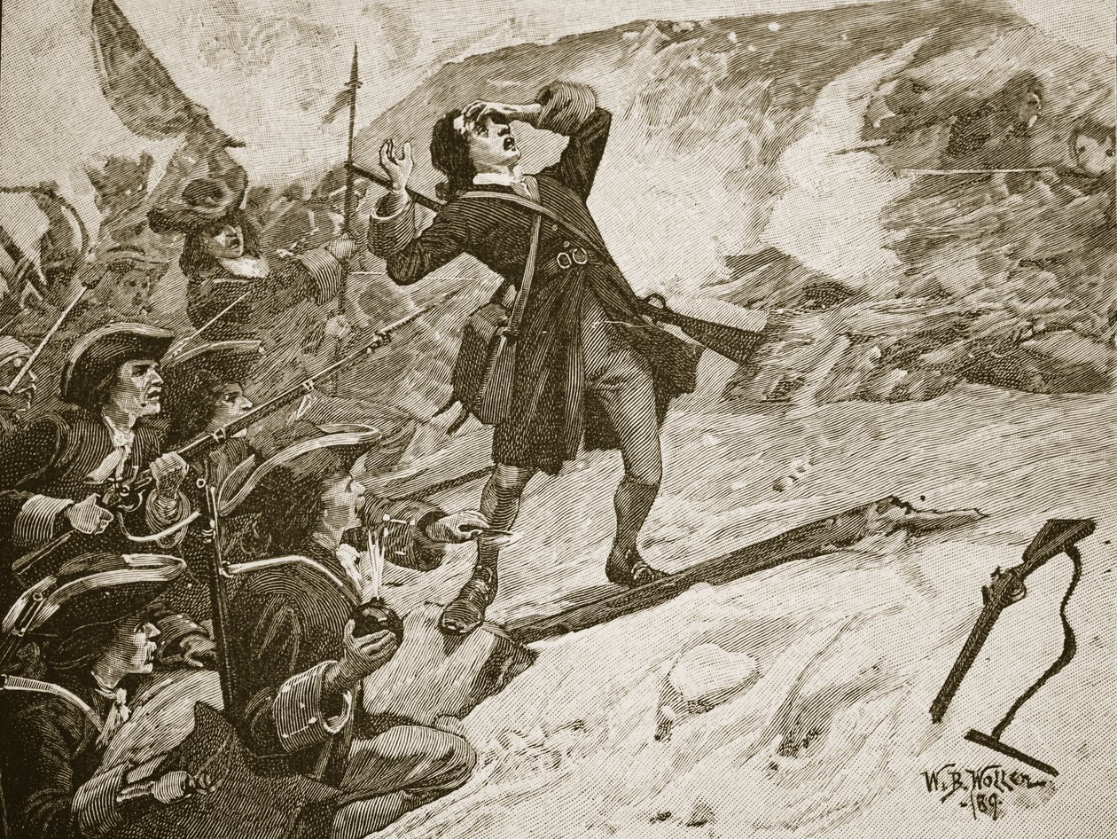 Attacken på Athlone, illustration från Cassell