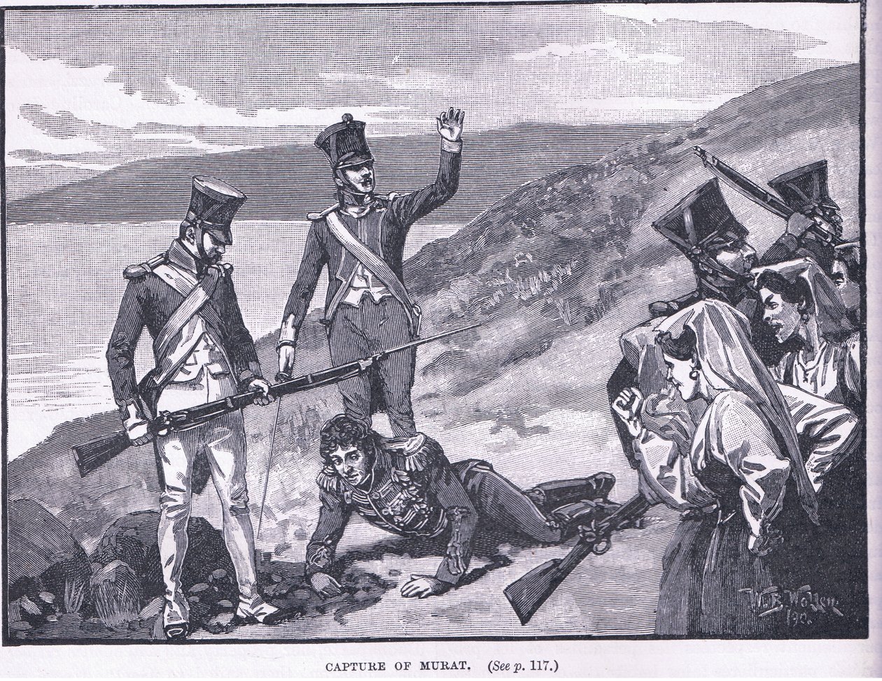 Infångandet av Murat AD 1815 av William Barnes Wollen