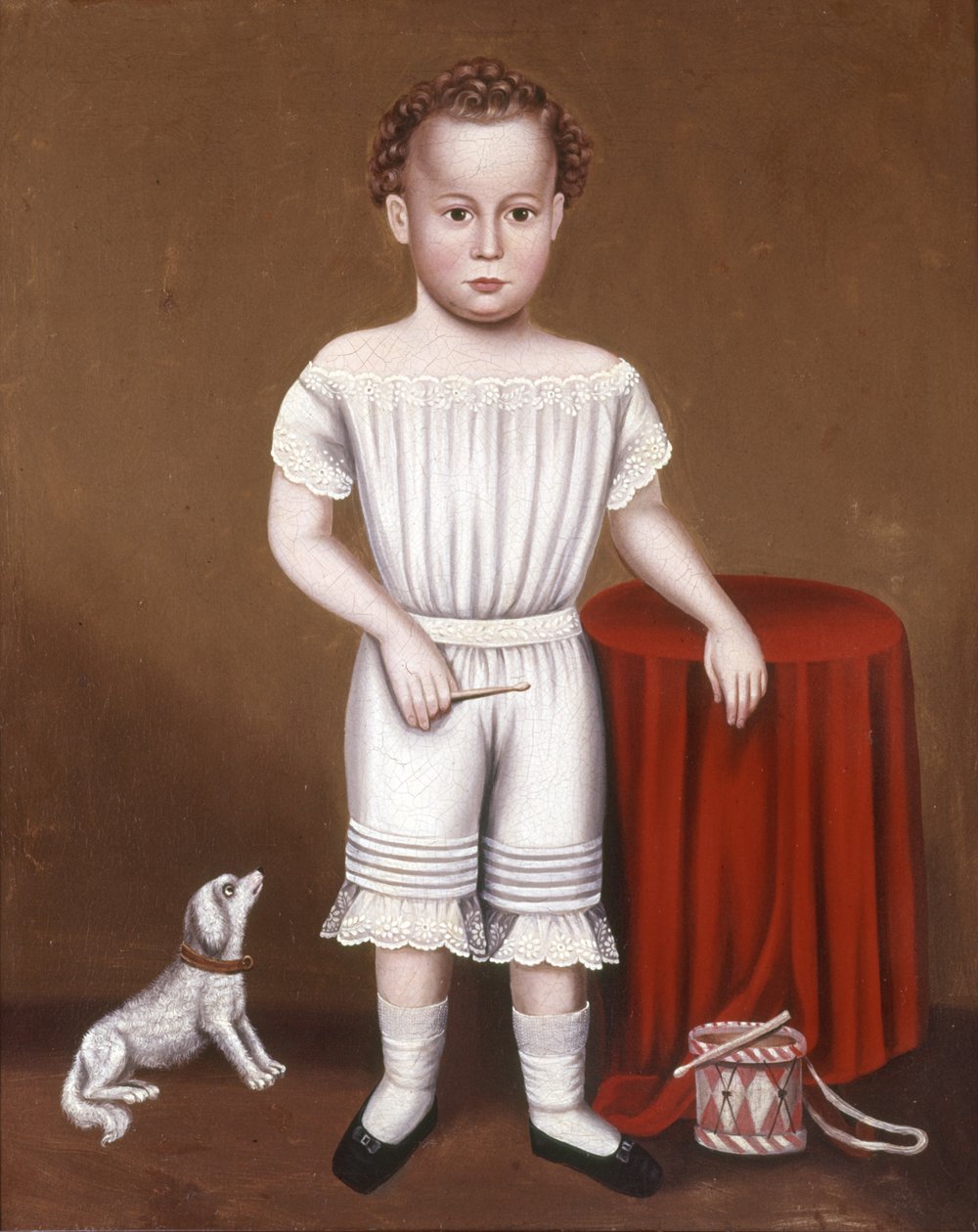 Pojke med tenntrumma, ca 1845 av William Bartol