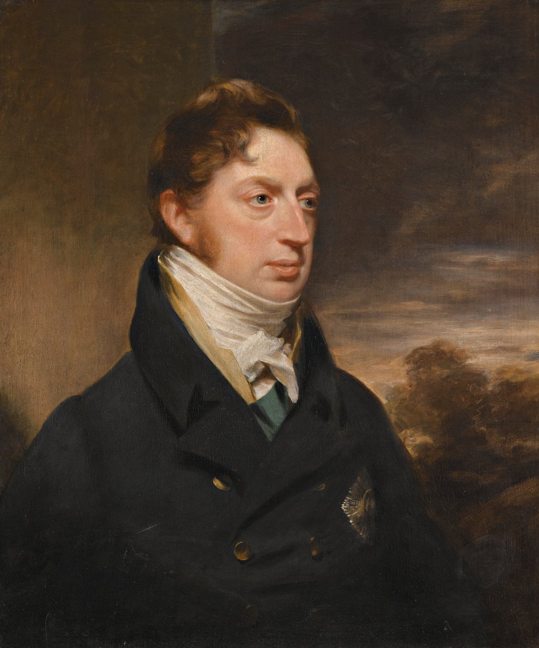 Porträtt av Charles Brudenell-Bruce, 1:a markisen av Ailesbury av William Beechey