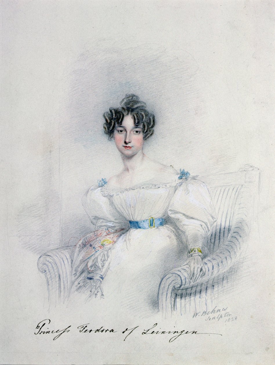 Prinsessan Anne Feodorowna av Leiningen, 1800-talet av William Behnes