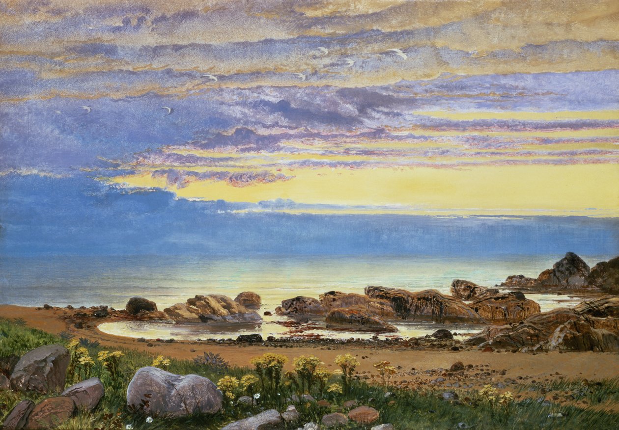 Gryning över havet (par 93690) av William Bell Scott