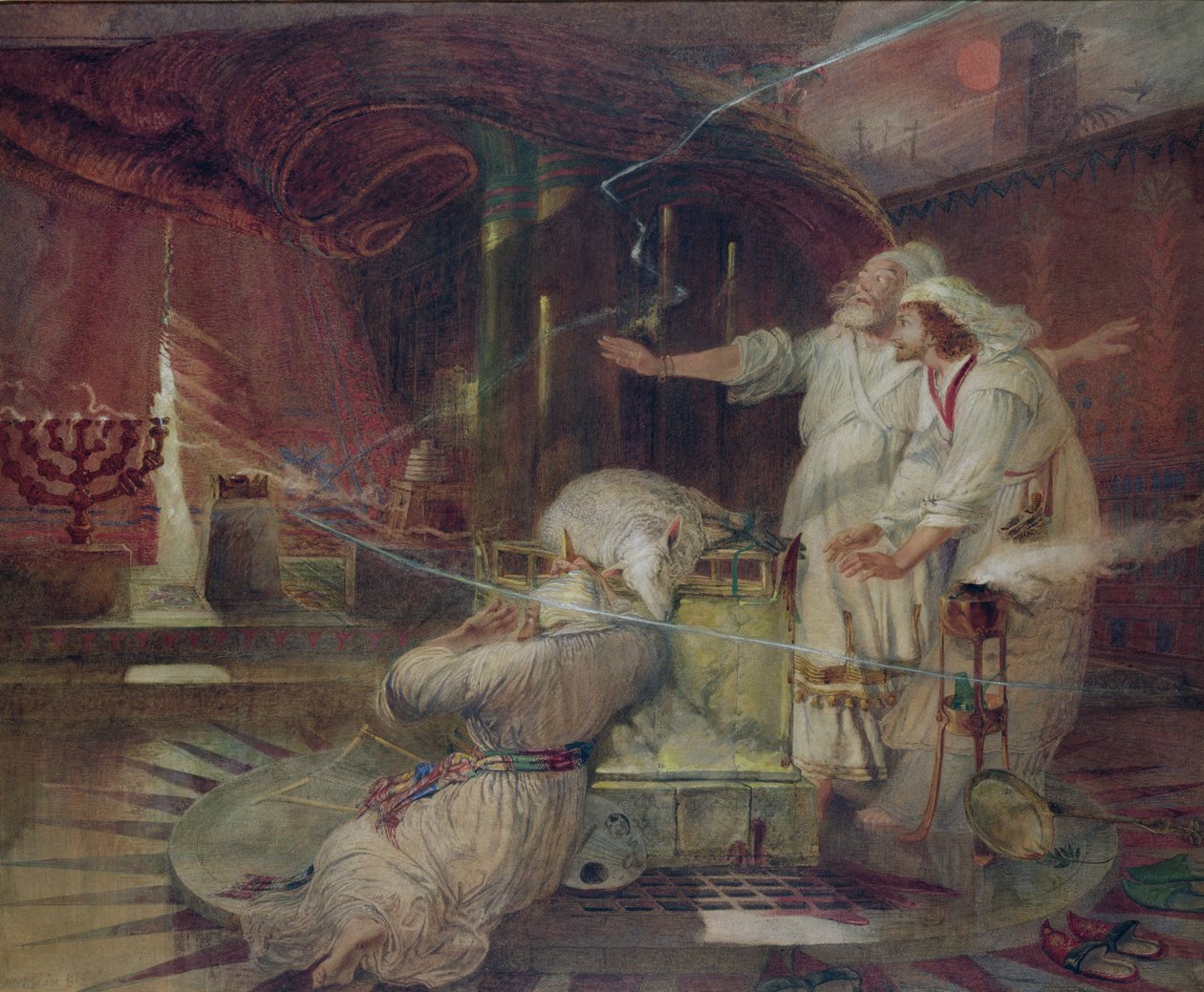 Slöjans rivning, 1869 av William Bell Scott
