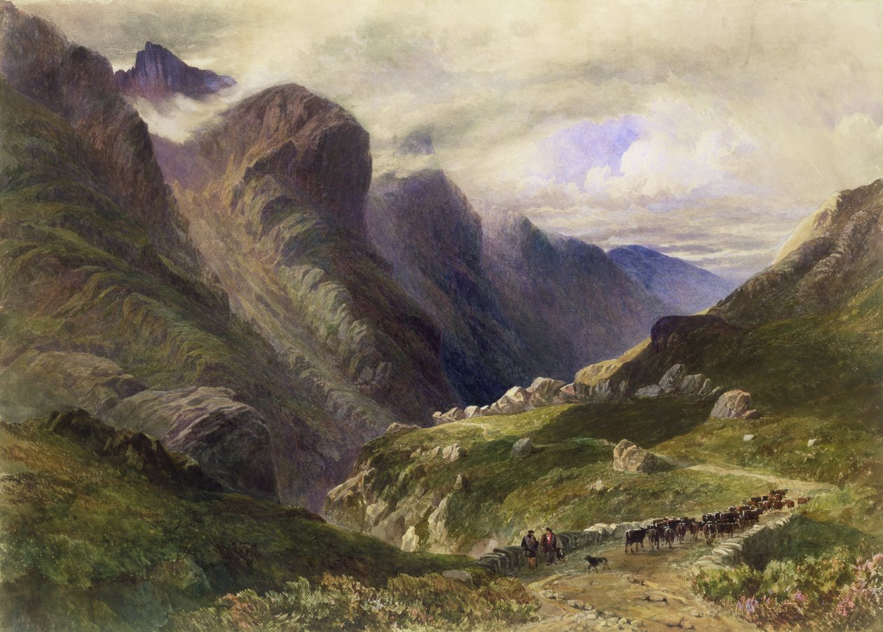 Passet vid Glencoe, 1852 av William James Bennett