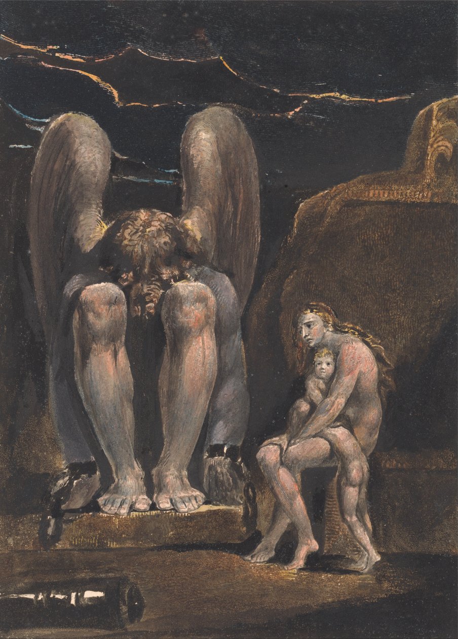America. A Prophecy, Plate 1, Frontispiece av William Blake