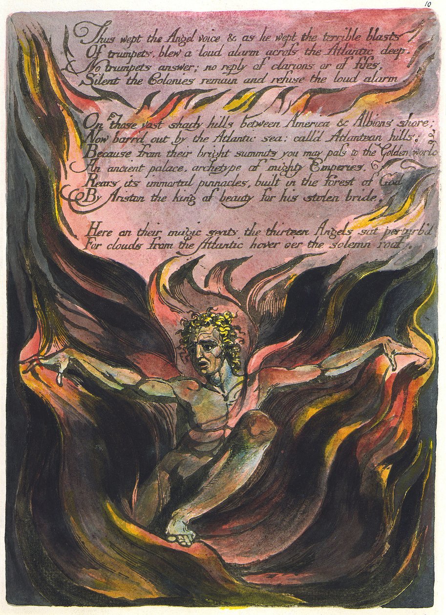 America a Prophecy  av William Blake