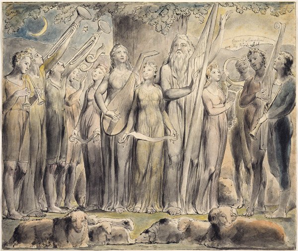 Blake Book of Job Linell  av William Blake
