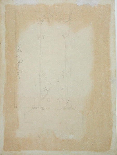 Höjd och plan av ett monument, 1819-20 av William Blake