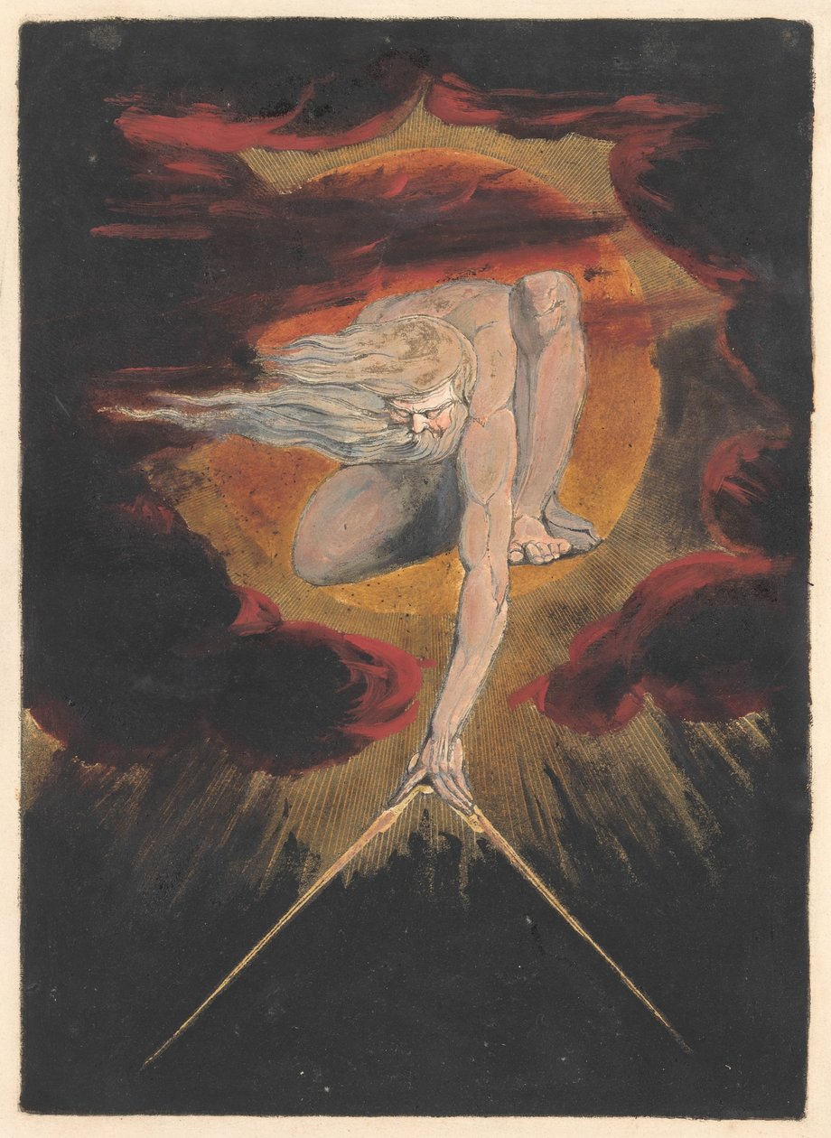 Europa. A Prophecy, Plate 1, Frontispiece av William Blake