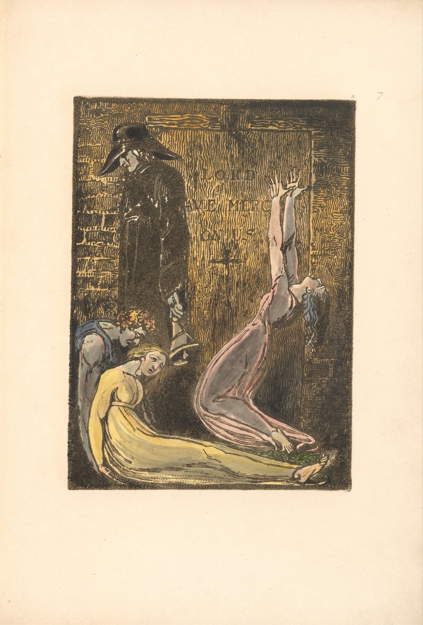 Europe. A Prophecy, Plate 13 Bentley 10  av William Blake