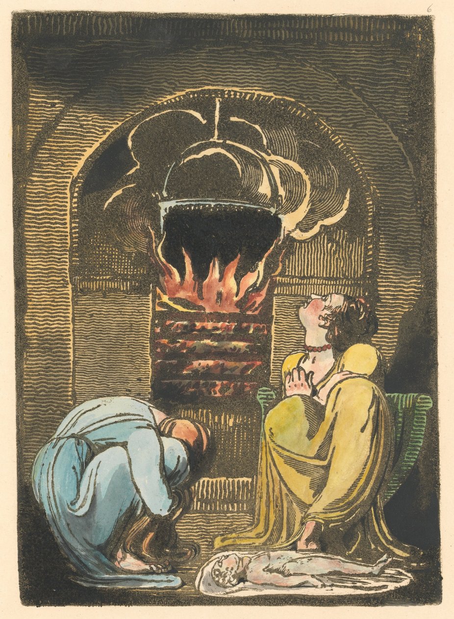 Europa. En profetia, platta 8 (Bentley 9) av William Blake