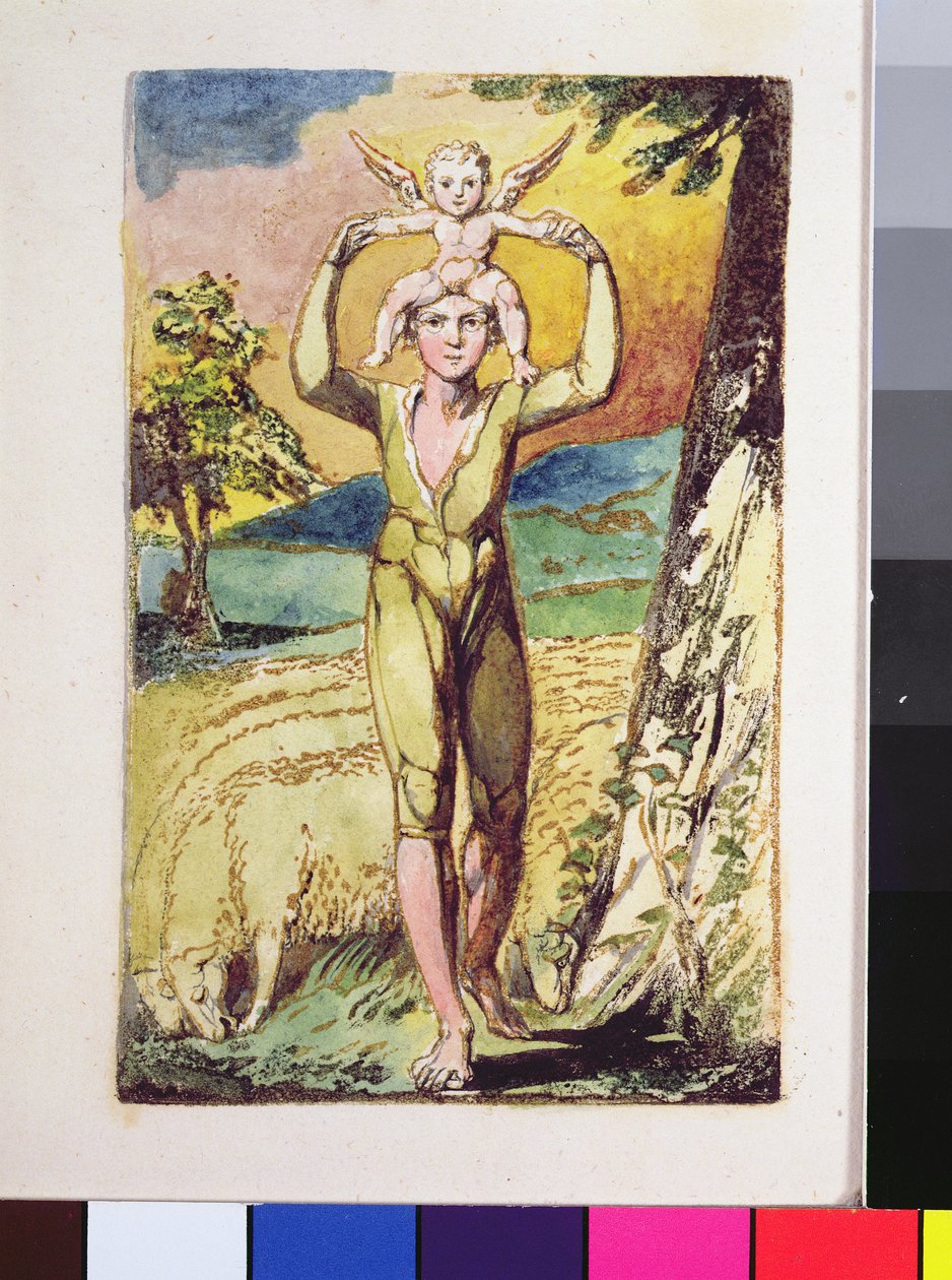 Frontispice, från Songs of Innocence av William Blake