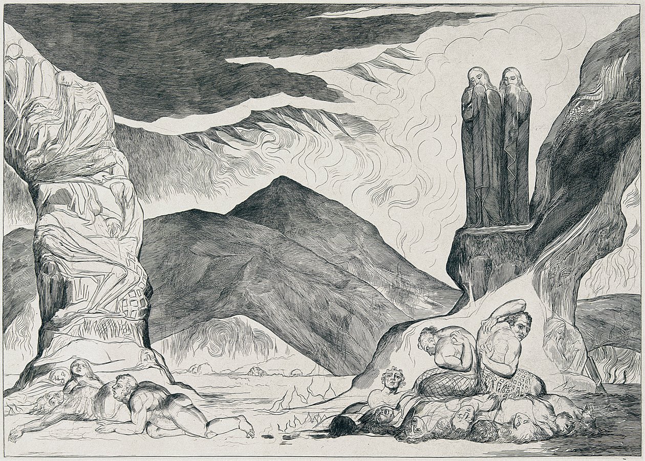 Illustrations of Dante av William Blake