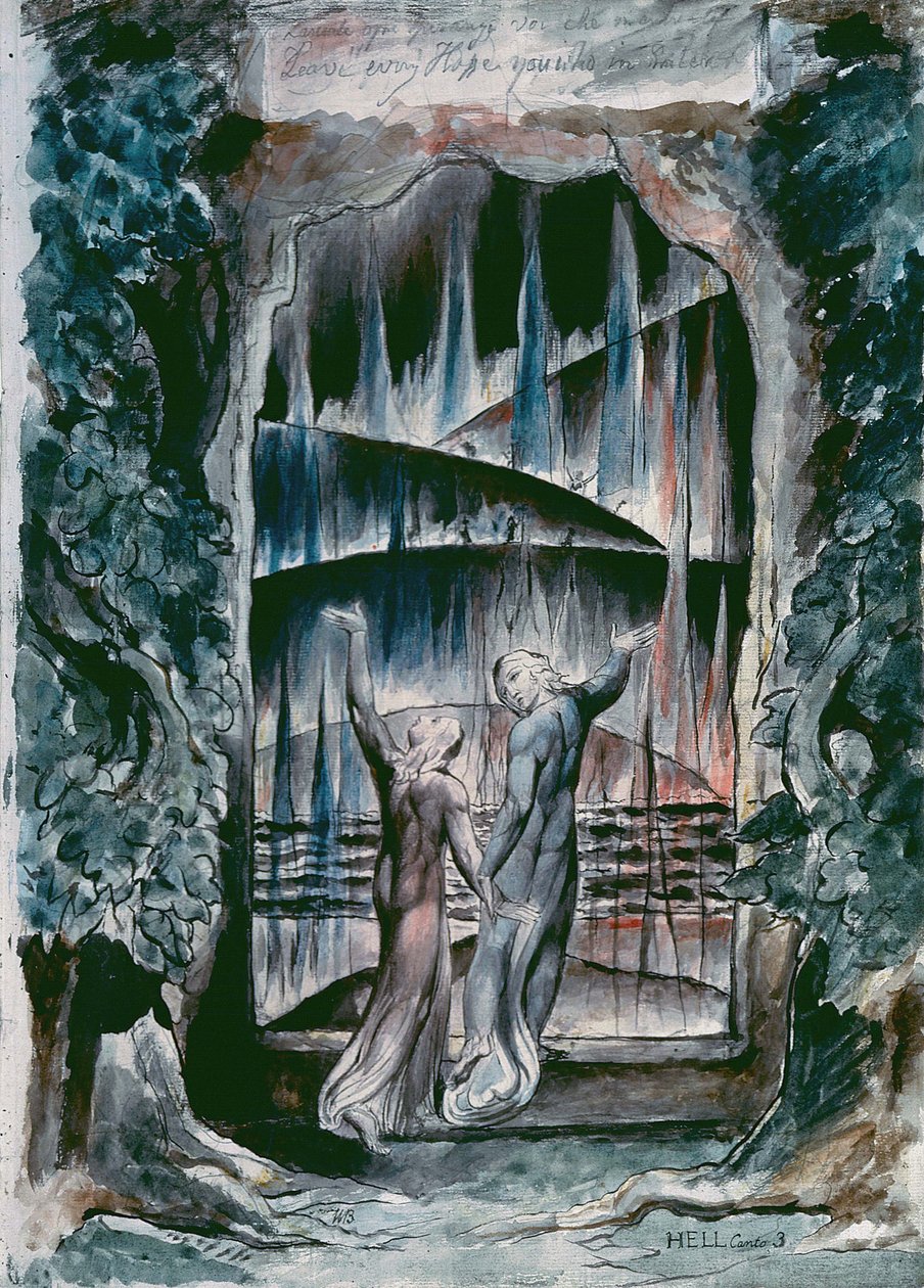 Illustrations to Dantes Divine  av William Blake