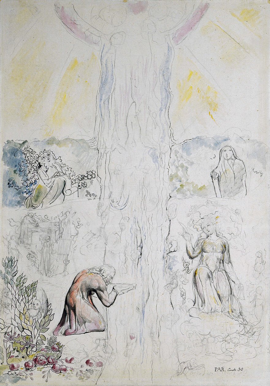 Illustrations to Dantes Divine  av William Blake