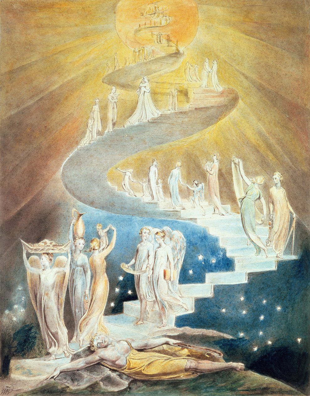 Jakobs stege av William Blake
