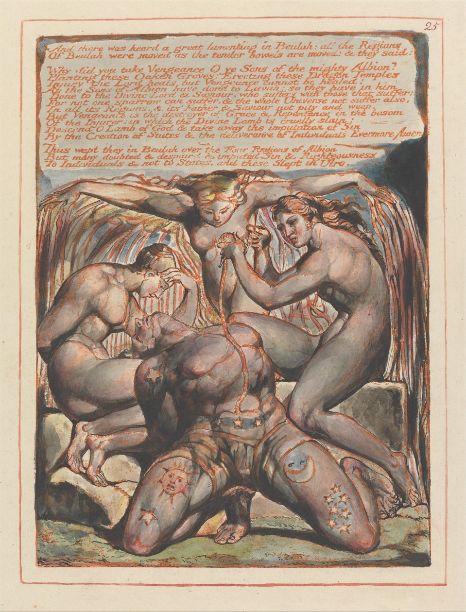 Jerusalem, tallrik 25, av William Blake