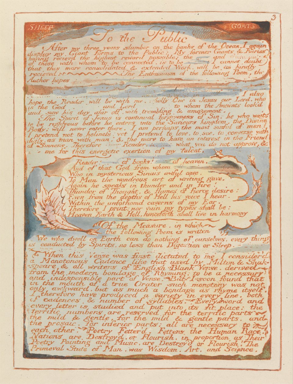 Jerusalem, platta 3, till allmänheten .... av William Blake