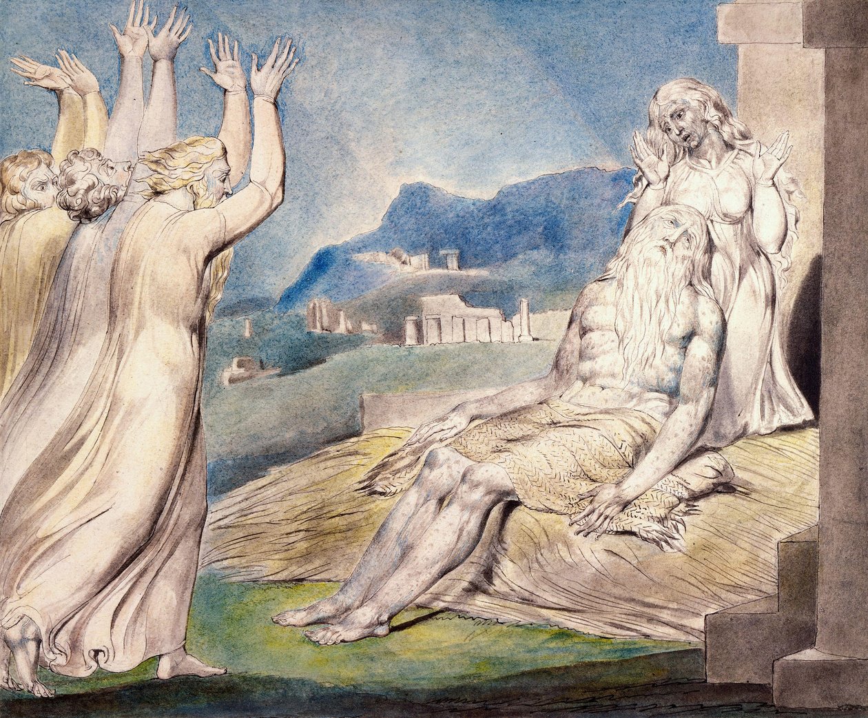 Jobs Comforters av William Blake