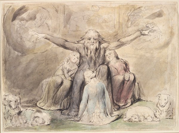 Jobs Evil Dreams  av William Blake
