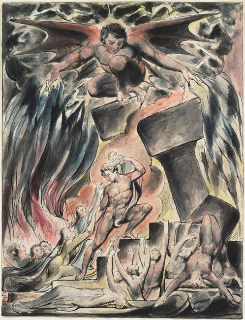 Jobs Evil Dreams  av William Blake