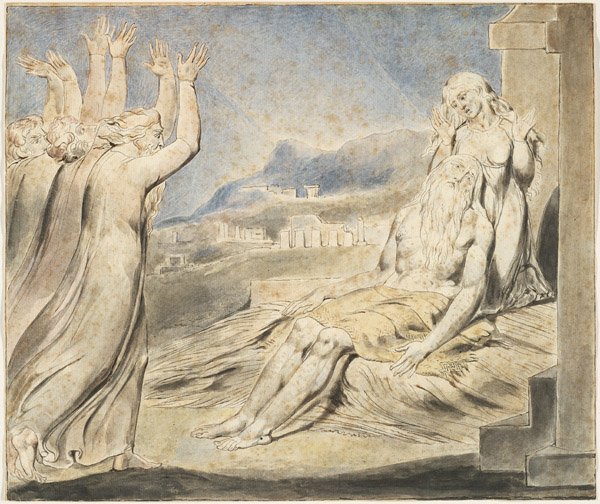 Jobs Evil Dreams  av William Blake