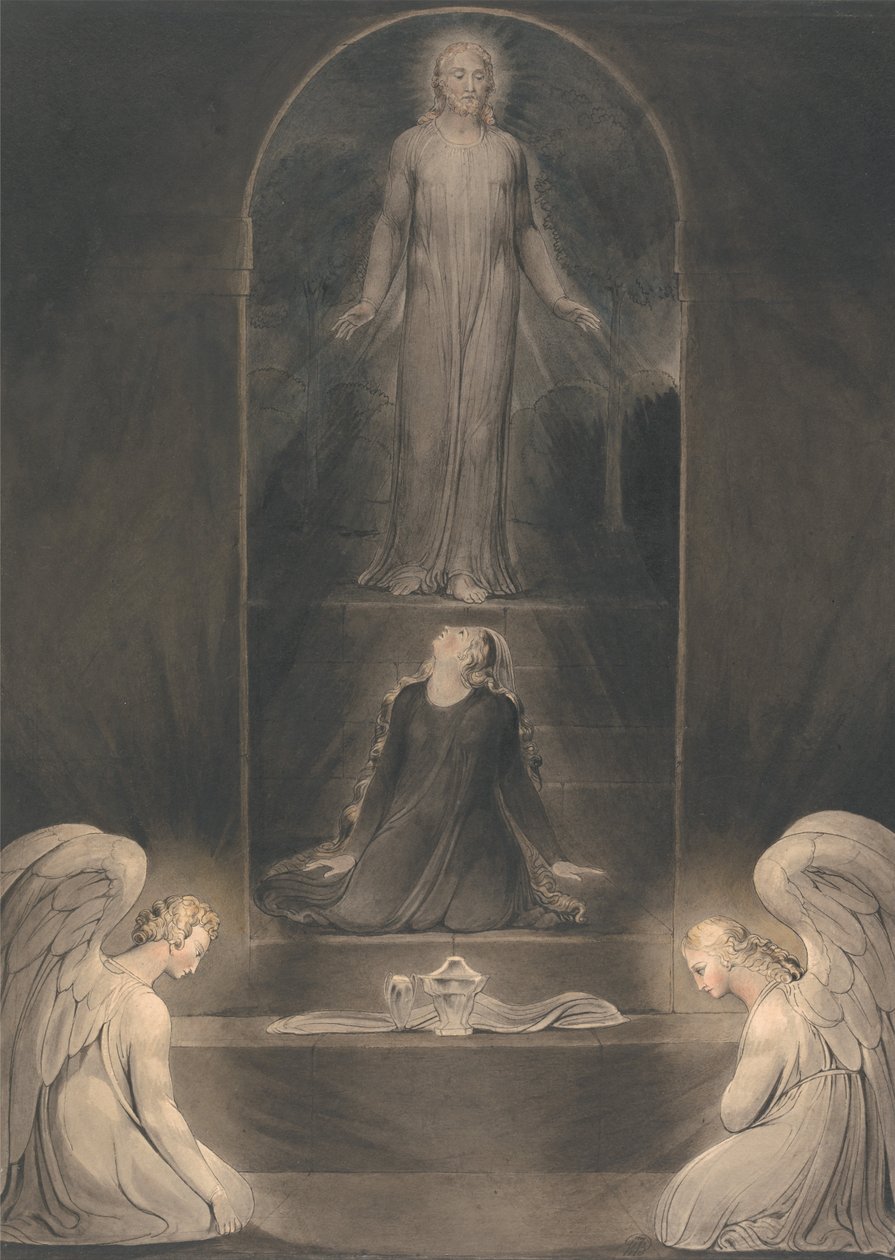 Mary Magdalen vid graven av William Blake