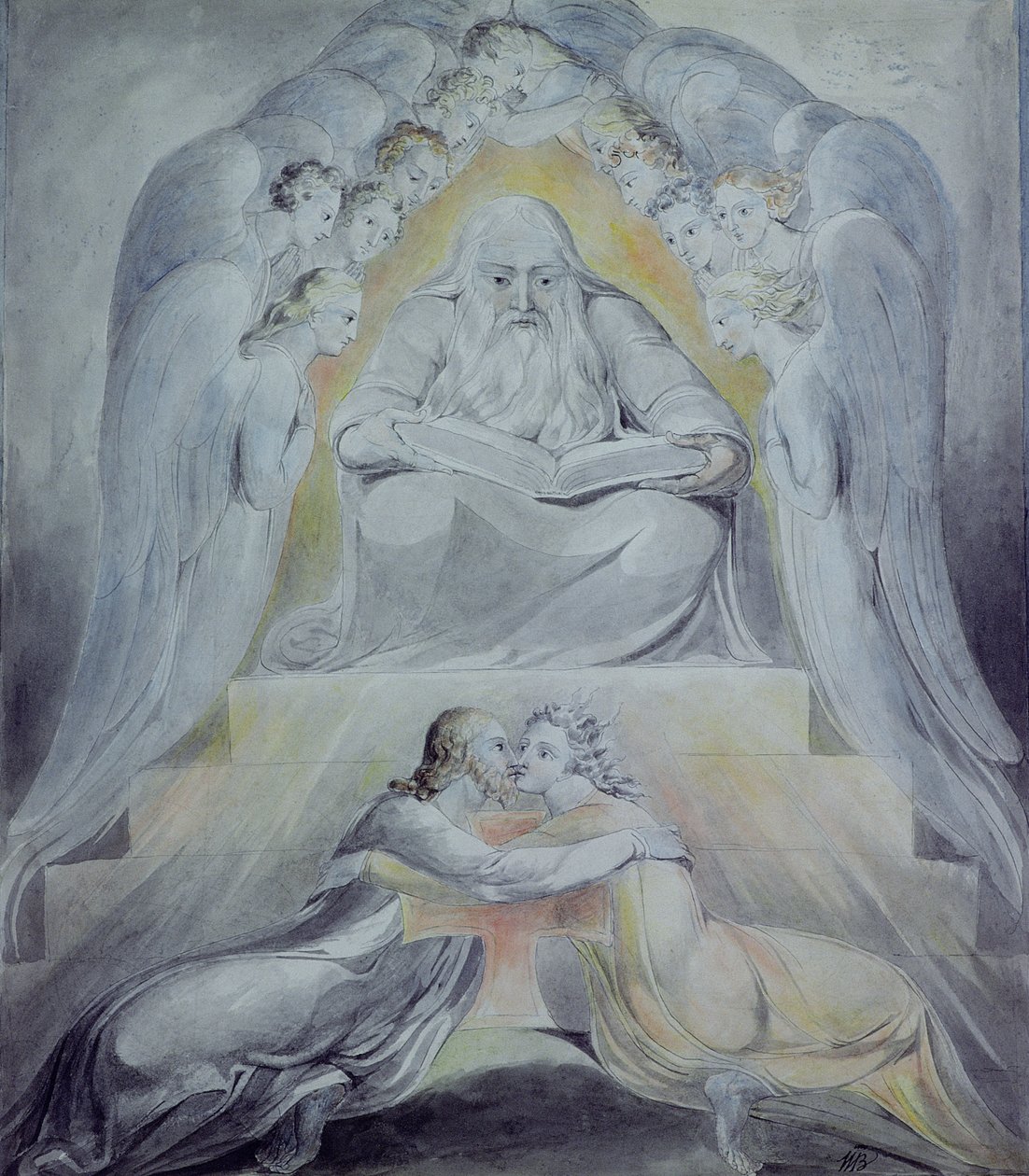 Barmhärtighet och Sanning möts tillsammans, Rättfärdighet och Frid har kysst varandra av William Blake