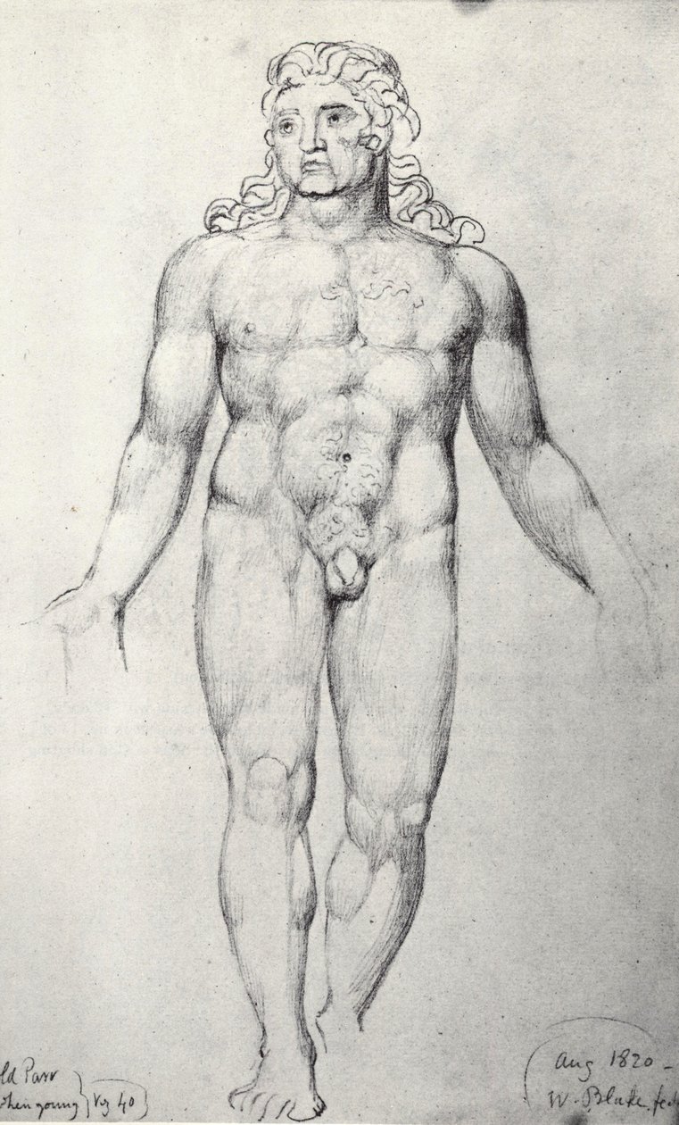 Old Thomas Parr av William Blake