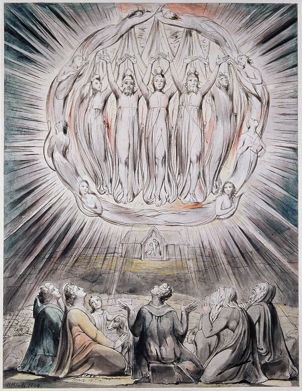 On the Morning of Christs Nativity av William Blake