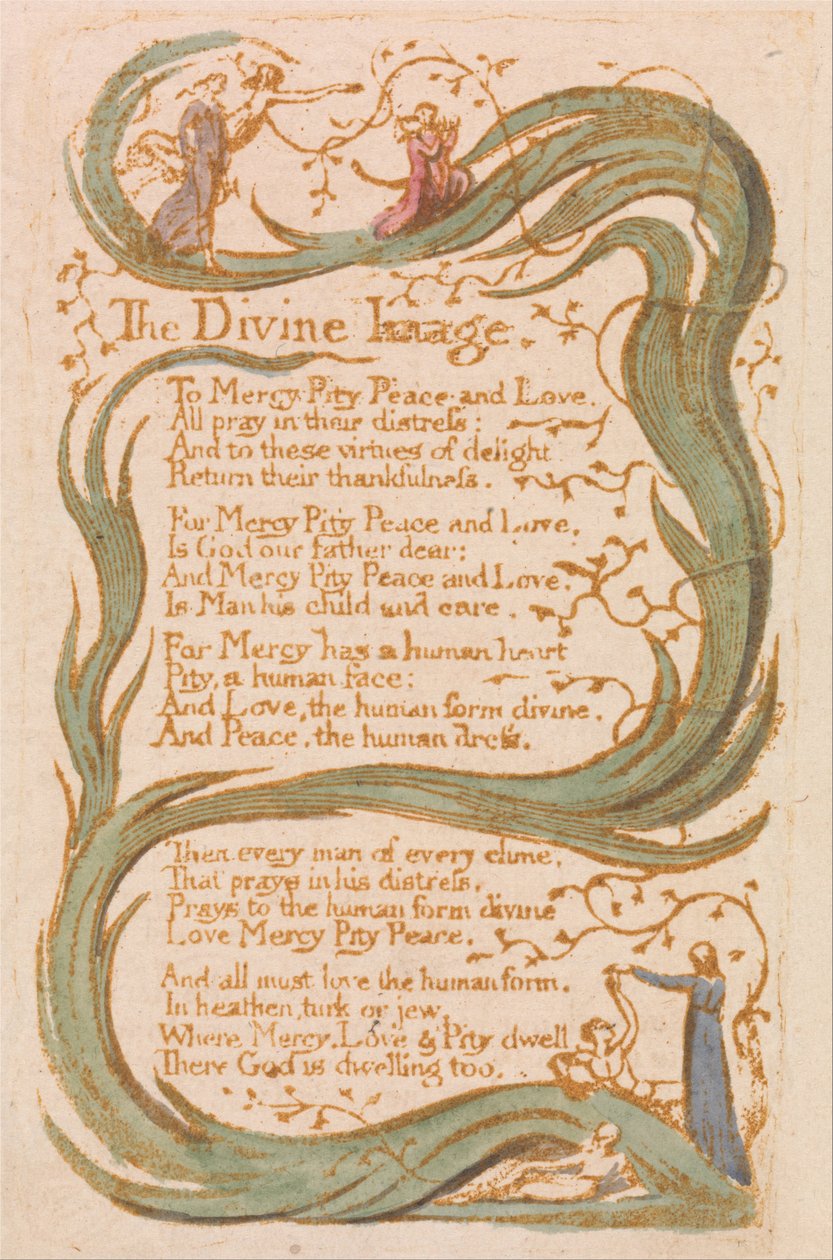 Songs of Innocence, tallrik 12, av William Blake