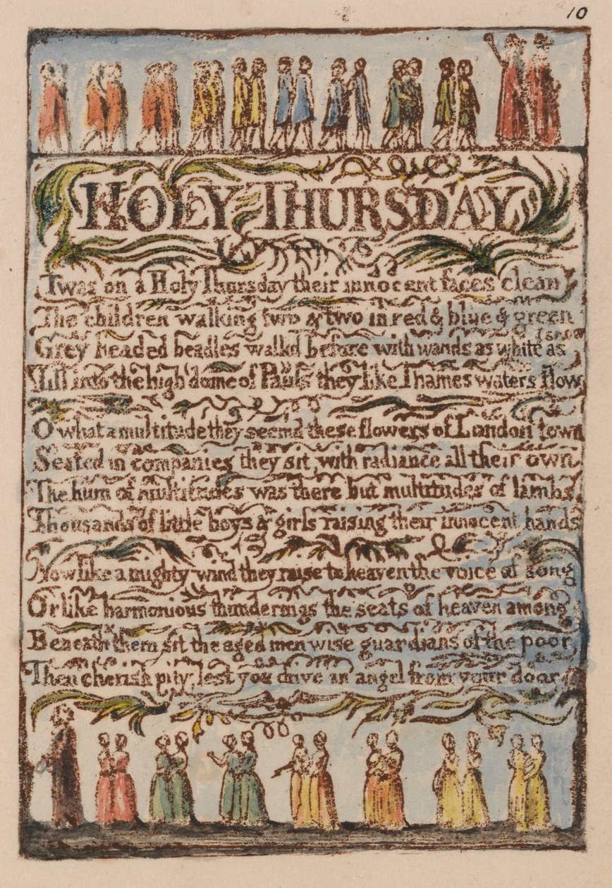 Songs of Innocence and of Experience, platta 10, av William Blake
