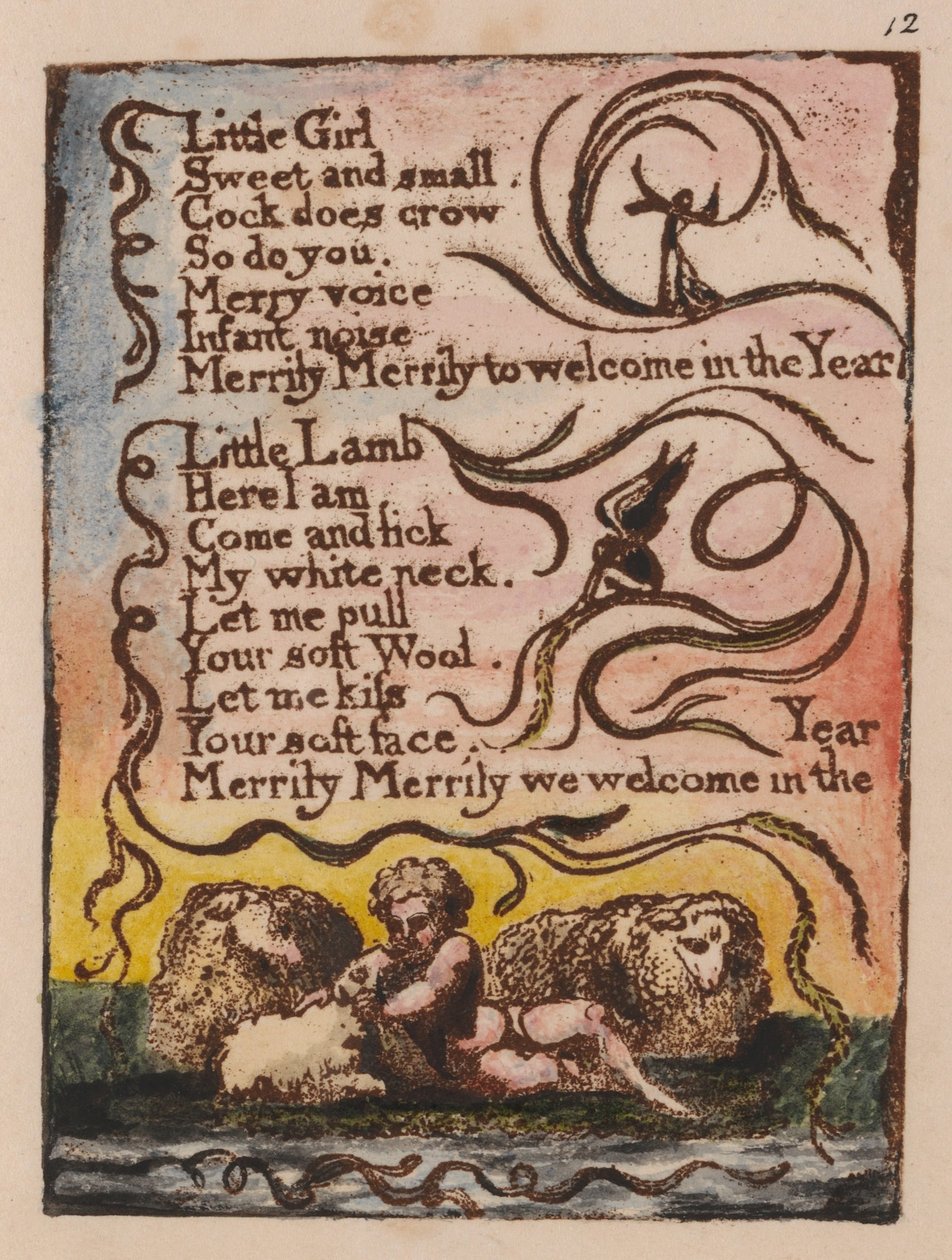 Songs of Innocence and of Experience, Plate 12, Spring (Bentley 23) av William Blake