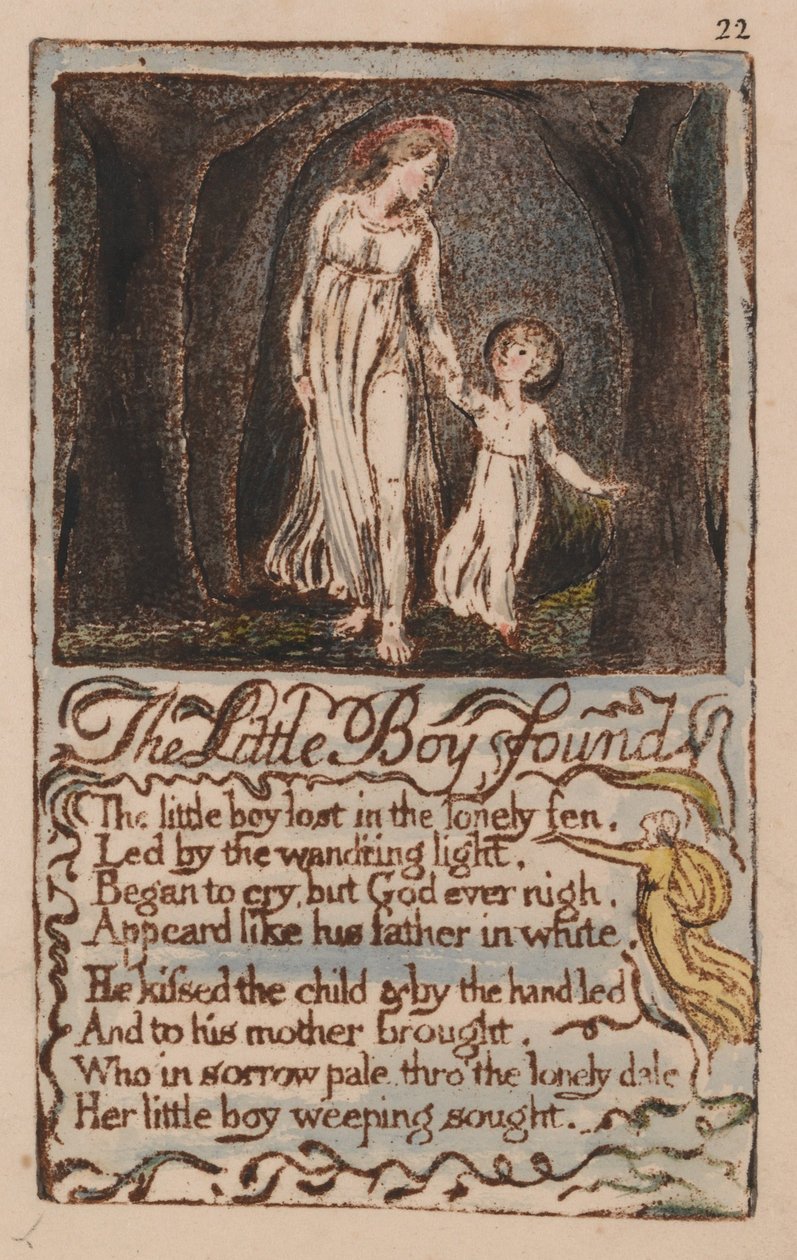 Songs of Innocence and of Experience, tallrik 22, av William Blake